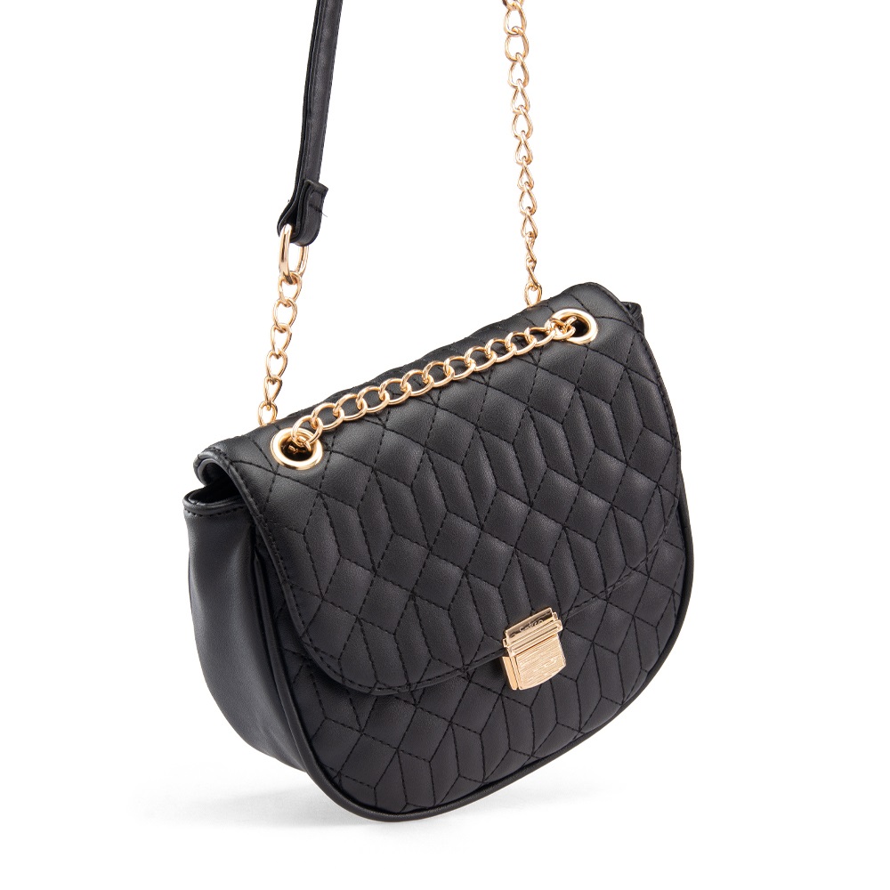Cartera c/cadena Negro