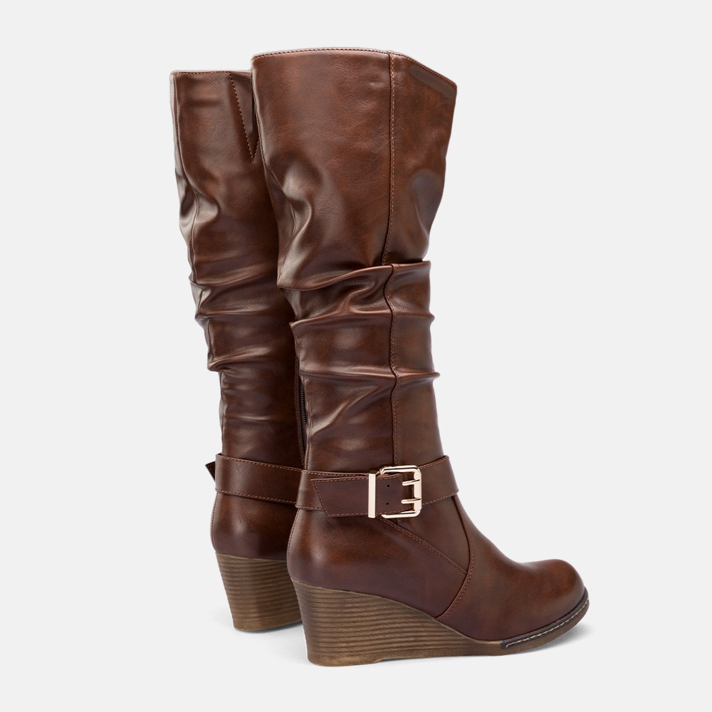 Botas c/correa Marrón-1