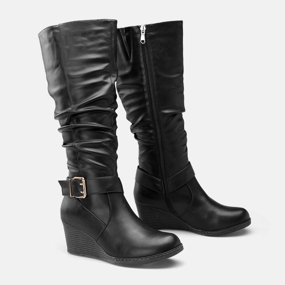 Botas c/correa Negra